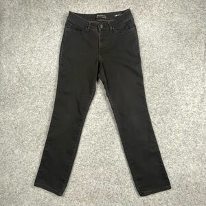 Lee Modern Series Womens (26x30) Black Curvy Fit Straight Leg‎ 5 Pocket Denim